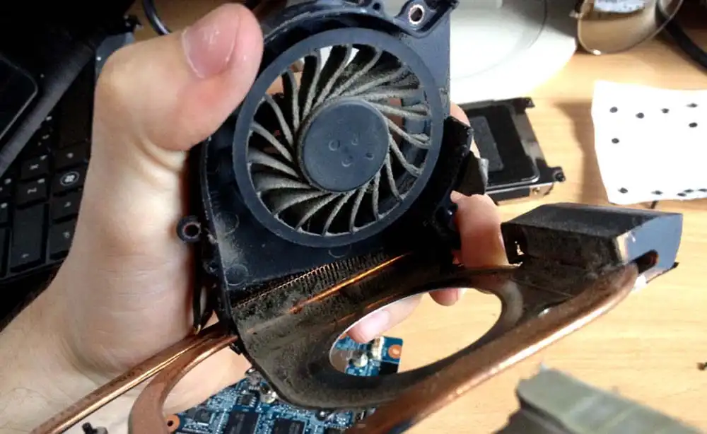 Чистка ноутбука HP от пыли в Мытищах | Замена термопасты