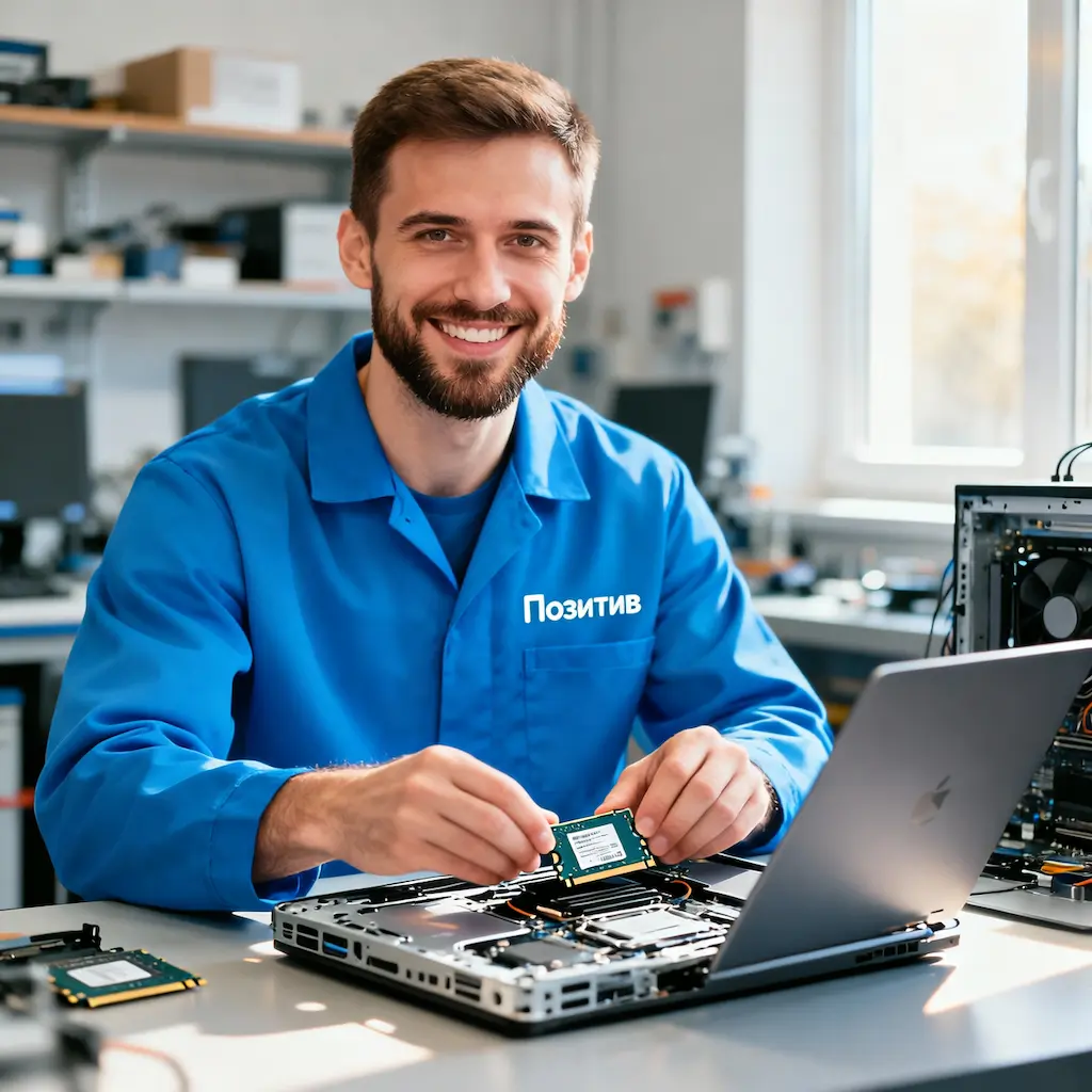 заменить HDD на SSD на ноутбуке в Мытищах
