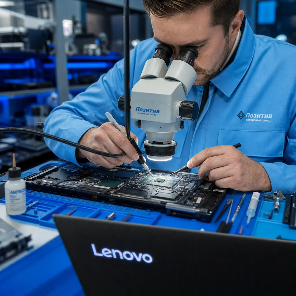 Замена видеокарты ноутбука Lenovo в Мытищах