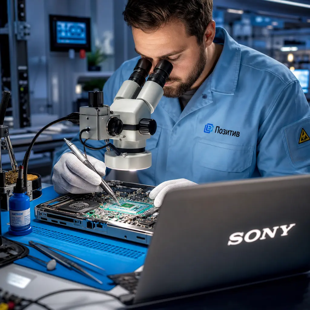 Замена видеокарты ноутбука Sony в Мытищах