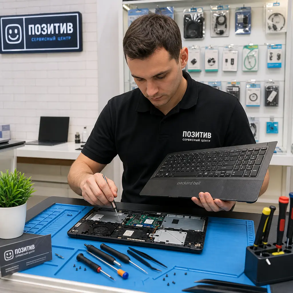 заменить клавиатуру на ноутбуке Packard Bell в Мытищах
