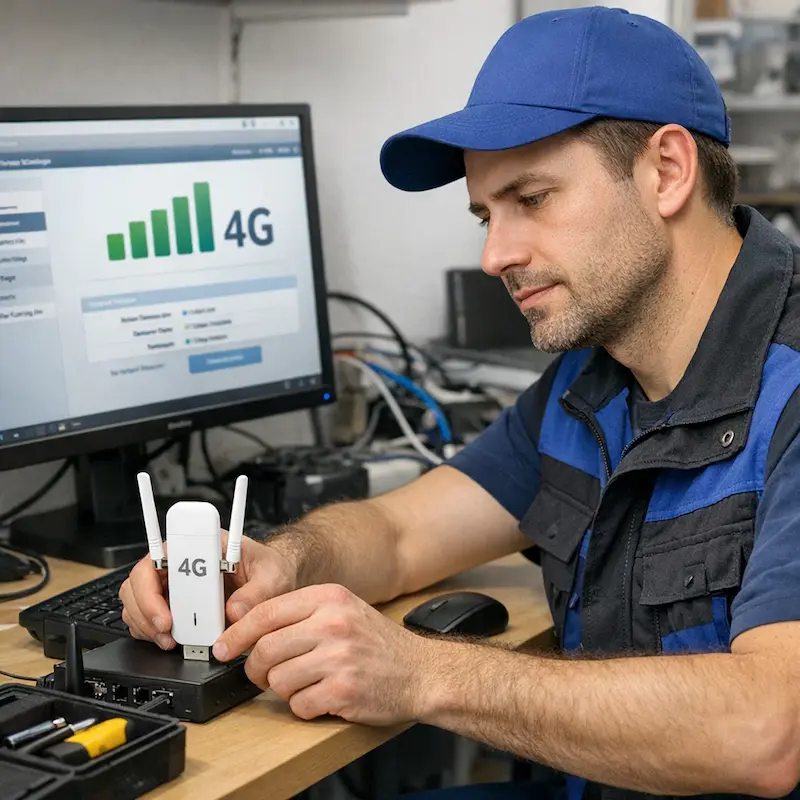 Настройка LTE модема в Мытищах