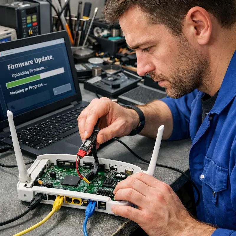 Обновление прошивки роутера в Мытищах