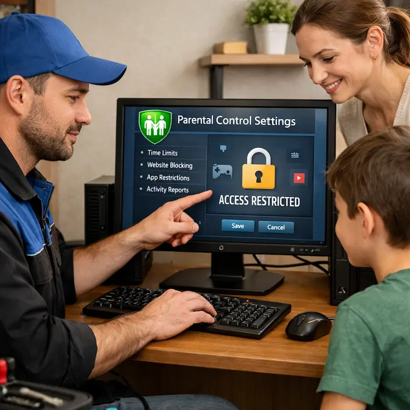 Родительский контроль на компьютере и ноутбуке в Мытищах