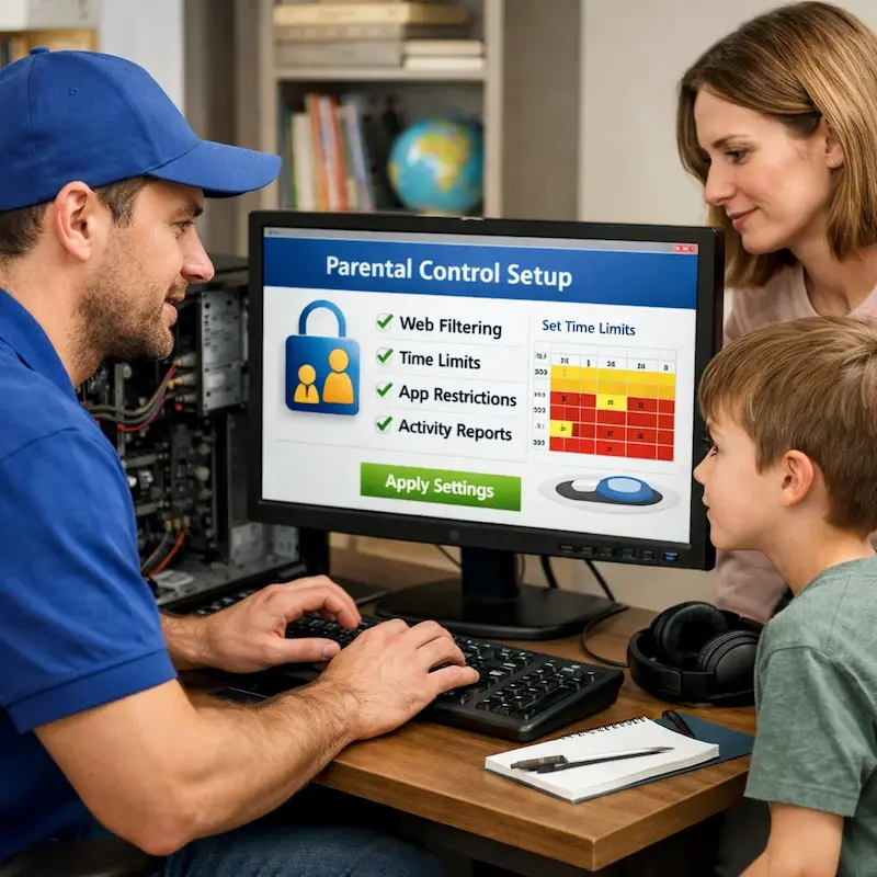 установка родительского контроля в Мытищах