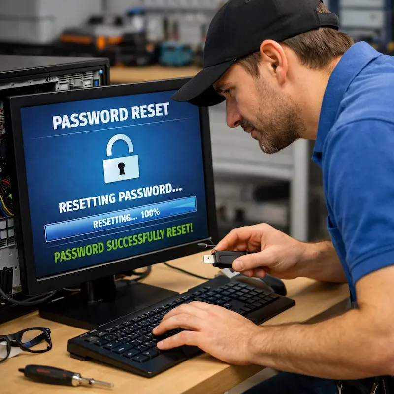 Сброс пароля от компьютера в Мытищах