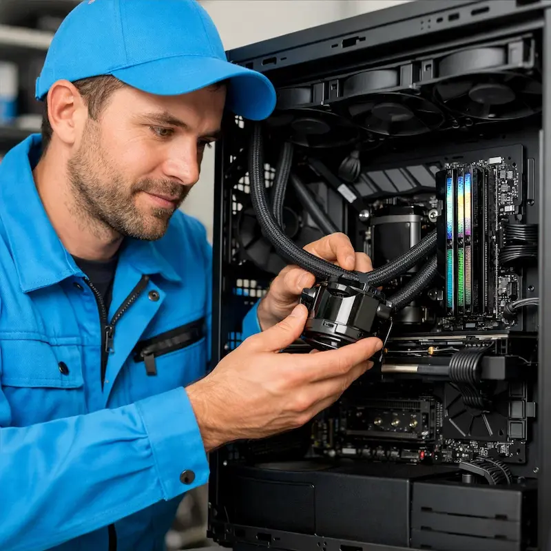 Установка СЖО на ПК в Мытищах