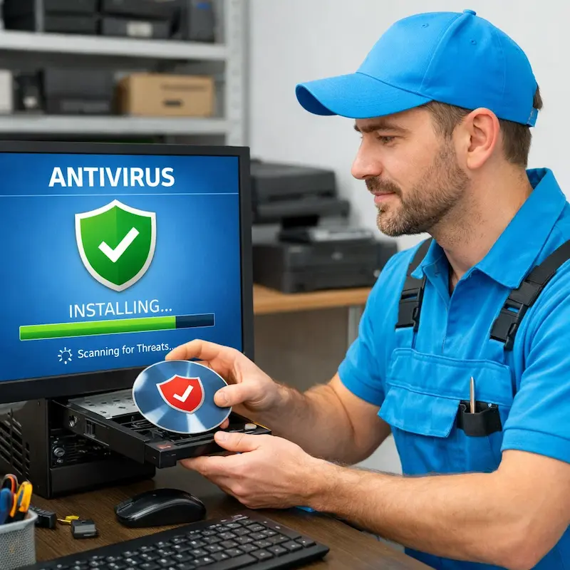 Установка антивируса в Мытищах на дому