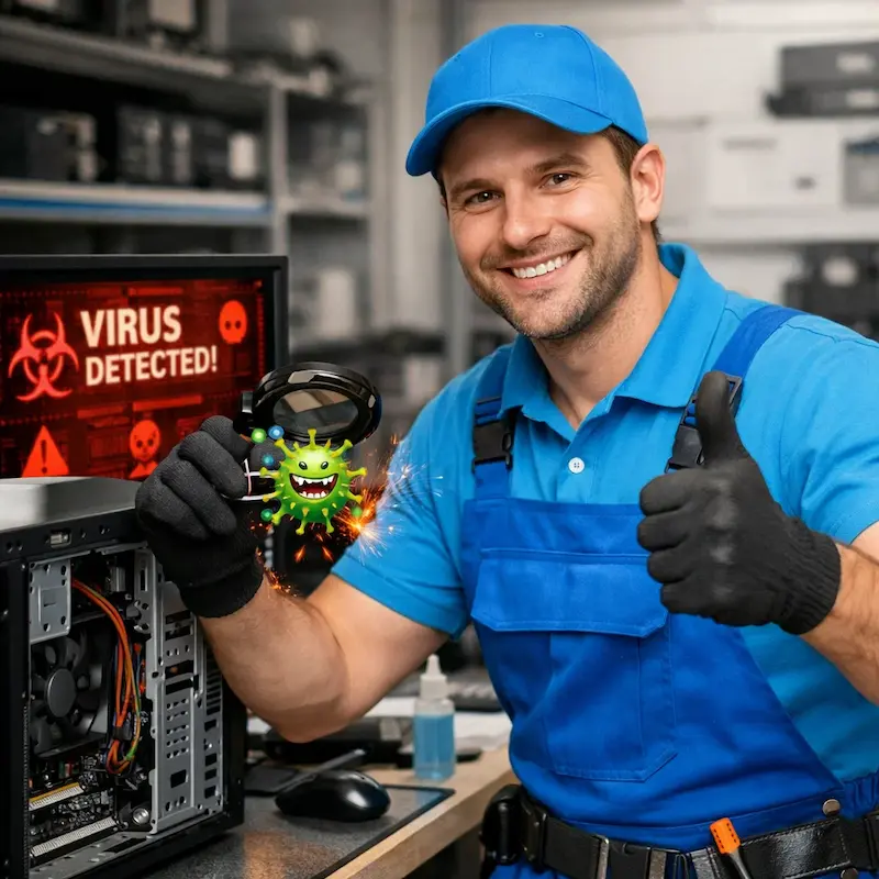 Удаление вирусов с компьютера в Мытищах